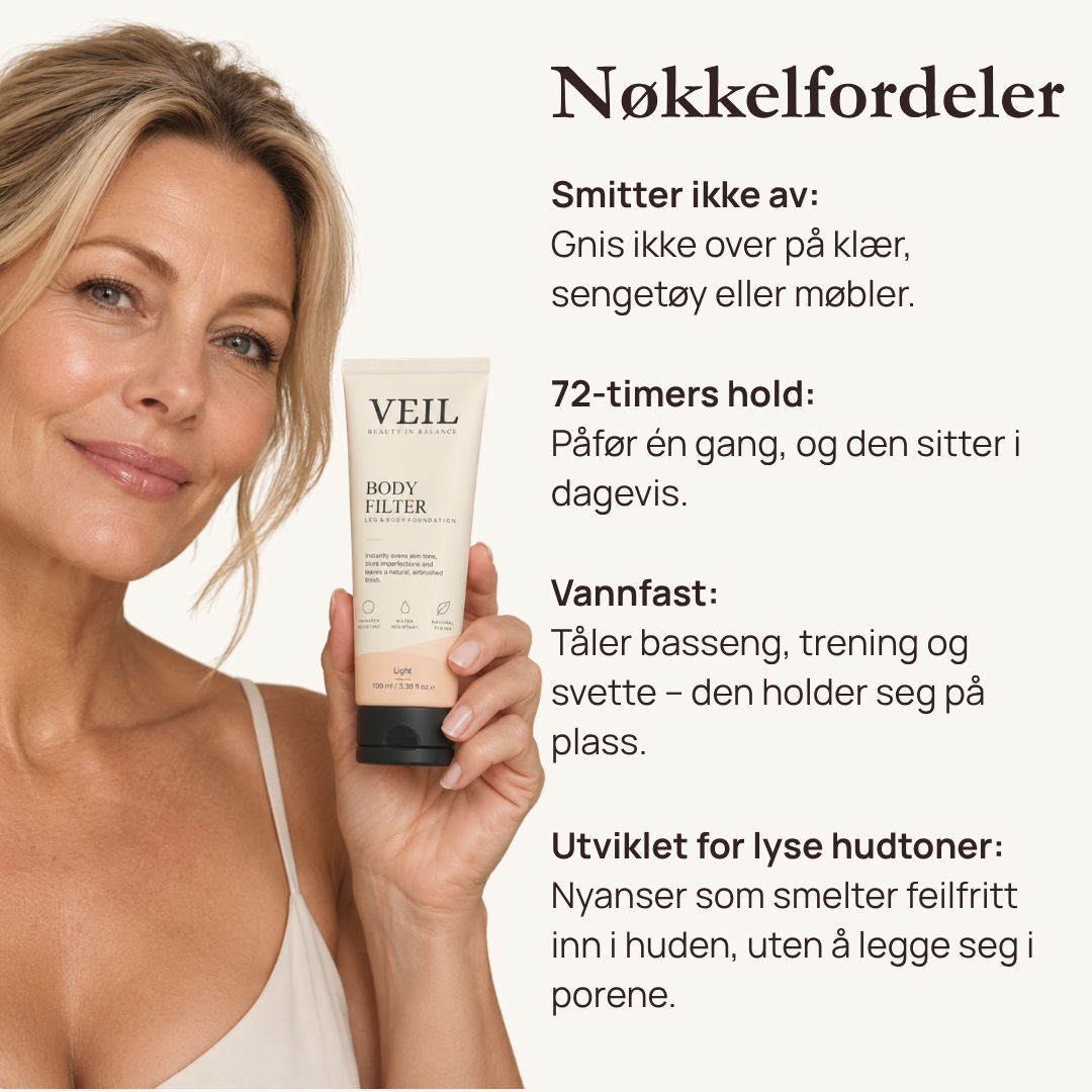 VEIL™ Body Filter - Jevnere Hud På Sekunder